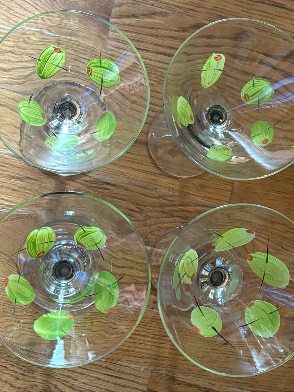 N/A martini glasses
